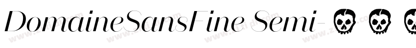 DomaineSansFine Semi字体转换 DomaineSansFine Semi字体转换